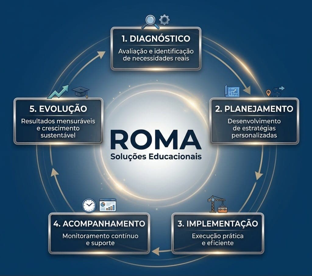 ROMA Soluções Educacionais - Processo metodológico
