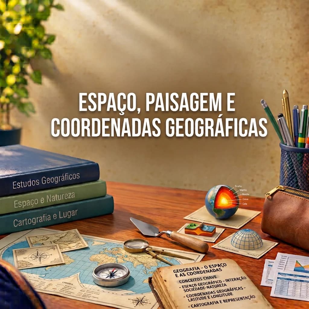 Capa do itinerário Recomposição da Aprendizagem em Geografia — 1º Bimestre (6º Ano)