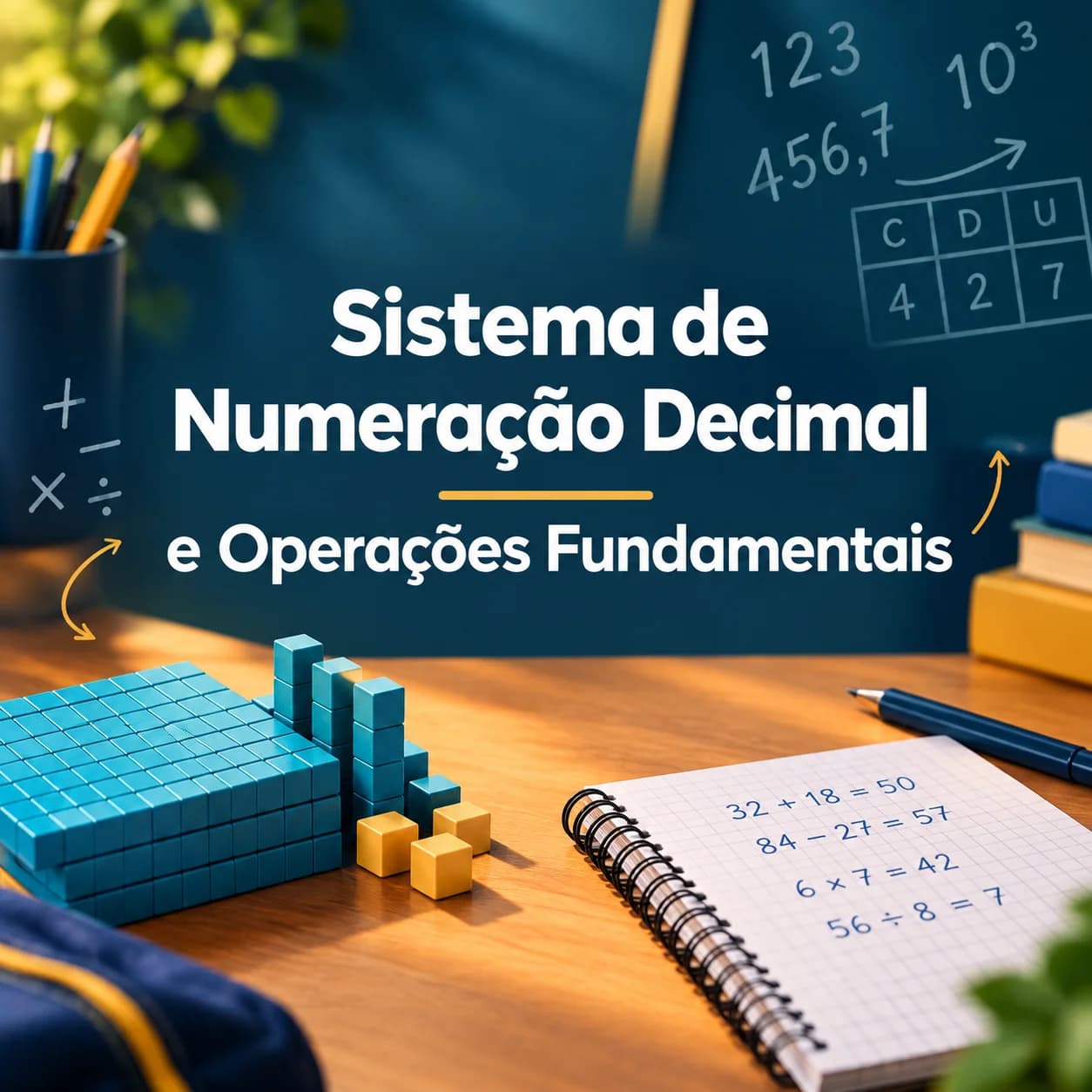 Capa do itinerário Recomposição da Aprendizagem em Matemática — 1º Bimestre (6º Ano)